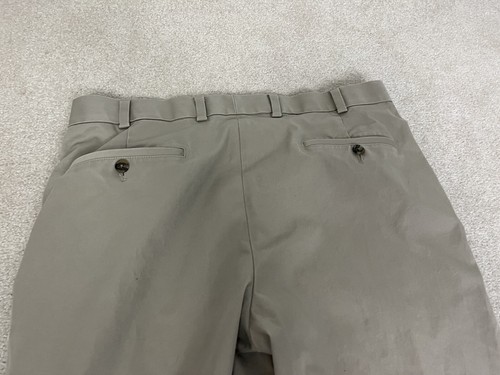 Vintage Brooks Brothers Pants 34 Beige Chino Khaki Cotton Preppy 34 X 32 - Picture 16 of 18