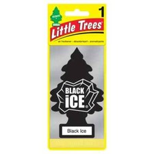 Little Trees Hanging Air Freshener Black Ice Scent Home Car 6-12-24-48-96-144 pc