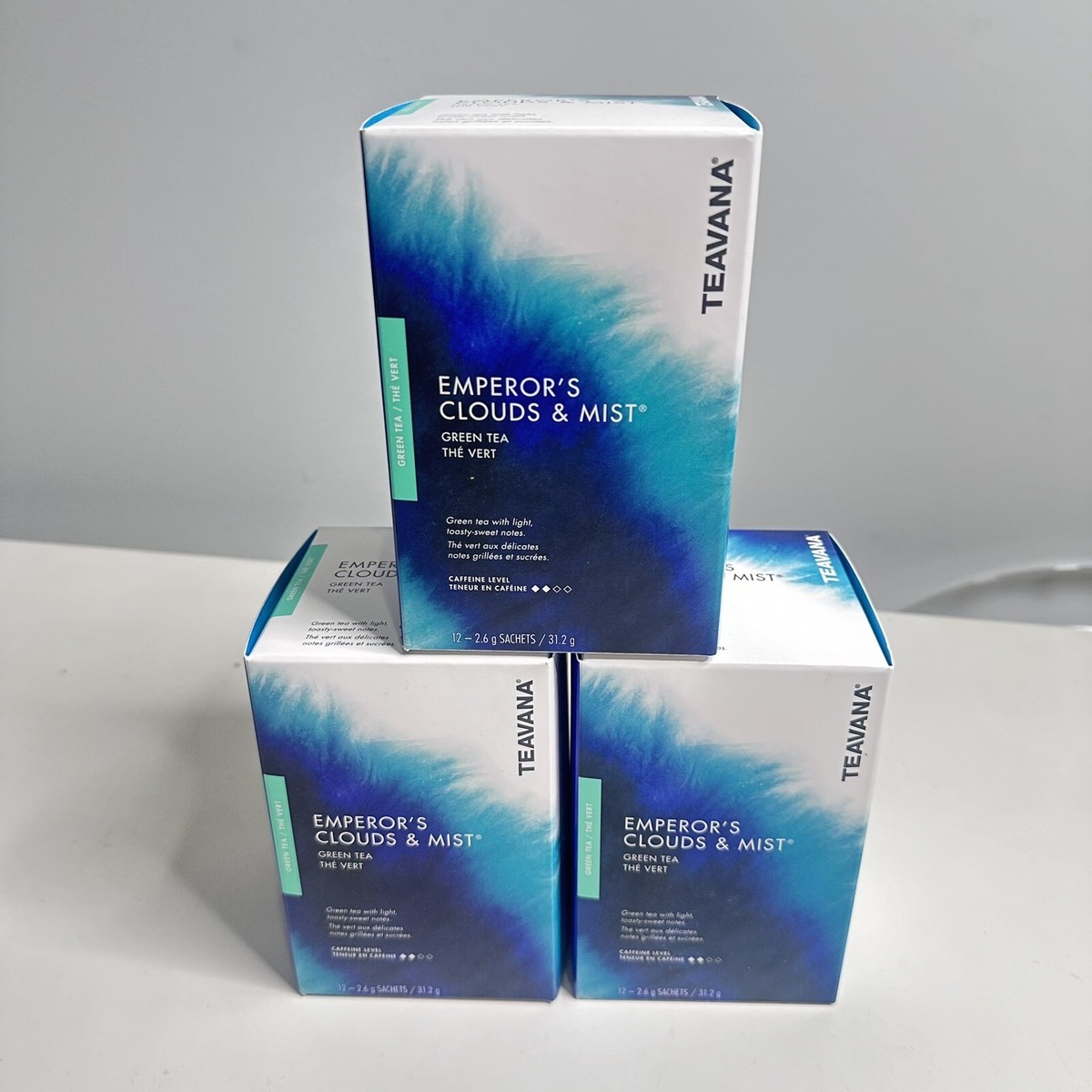 3x Starbucks Teavana Tea Emperor's Clouds & Mist Green Tea (36