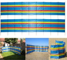 4,5,6,8,10 Wooden Windbreaker Pole for Garden Holiday & Camping Sun Shade Beach
