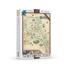 North Cascades 1000 Piece Jigsaw Puzzle Xplorer Maps New