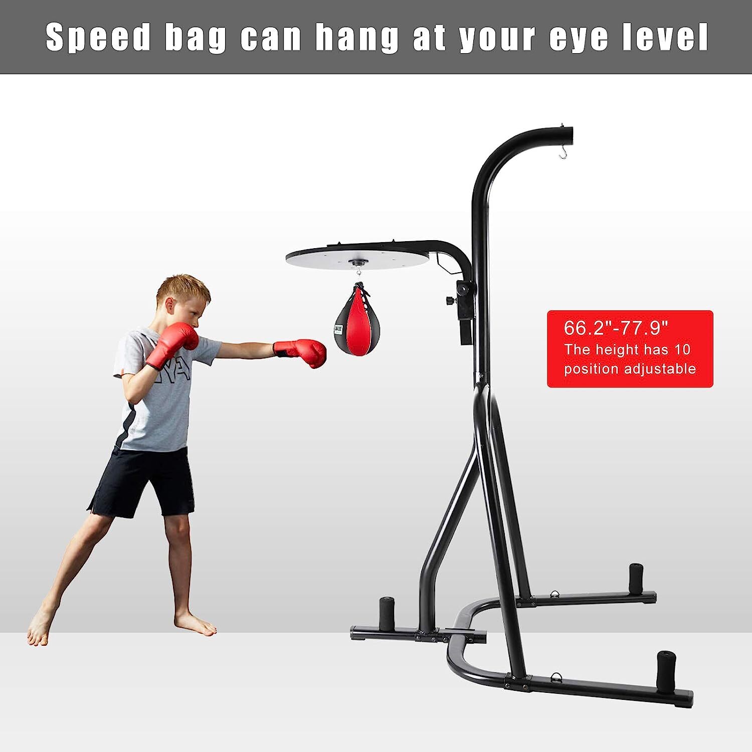 Punching Bag Stand Home Gym Heavy Bag Stand for Kickboxing Boxing and