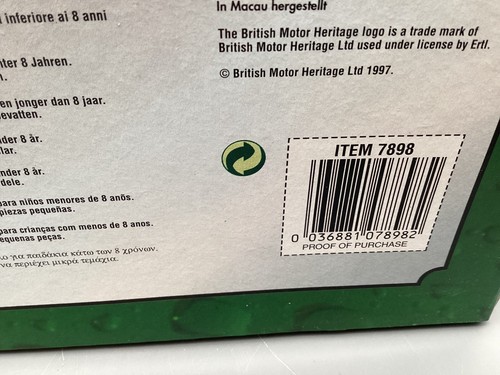 Maquetas de coches 1:18 Britains/Ertl Triumph TR6 en embalaje original - Imagen 10 de 11