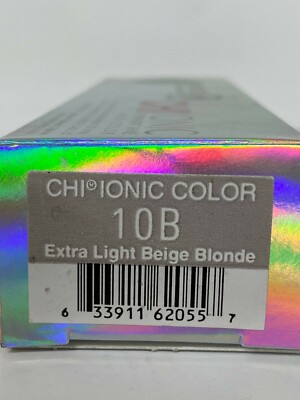 Farouk CHI Ionic Permanent Shine Crème Hair Color 3 oz 10B