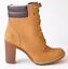 thumbnail 8  - Timberland Women&#039;s Tillston 6 inch High Heel Wheat Leather Boots Style A1KJH  