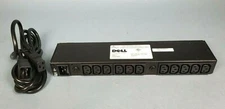 Dell AP6021 PDU 13x C13 Outlets 100-240VAC 1Ø 16A/20A C19-C20 Cable 1T891 