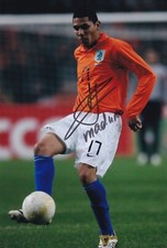 Football - Hedwiges Maduro - Hand Signed 12x8 Inch Photograph- Netherlands- COA