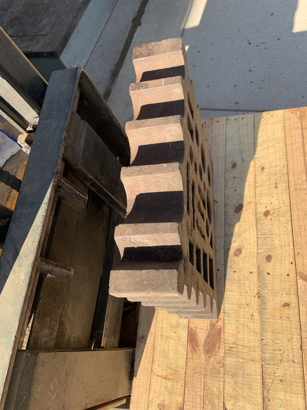 Rectangular Swage Block Huge 204 Lbs Blacksmith Antique Swage Block 18.25x18.25x3.75” | eBay