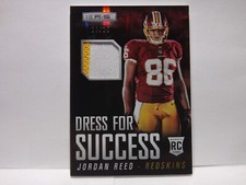 2013 Rookies & Stars Dress for Success Materials Prime /25 Jordan Reed RC