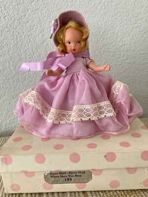 Nancy Ann Storybook Dolls ~ #160 Pretty Maid, Frozen Leg Doll