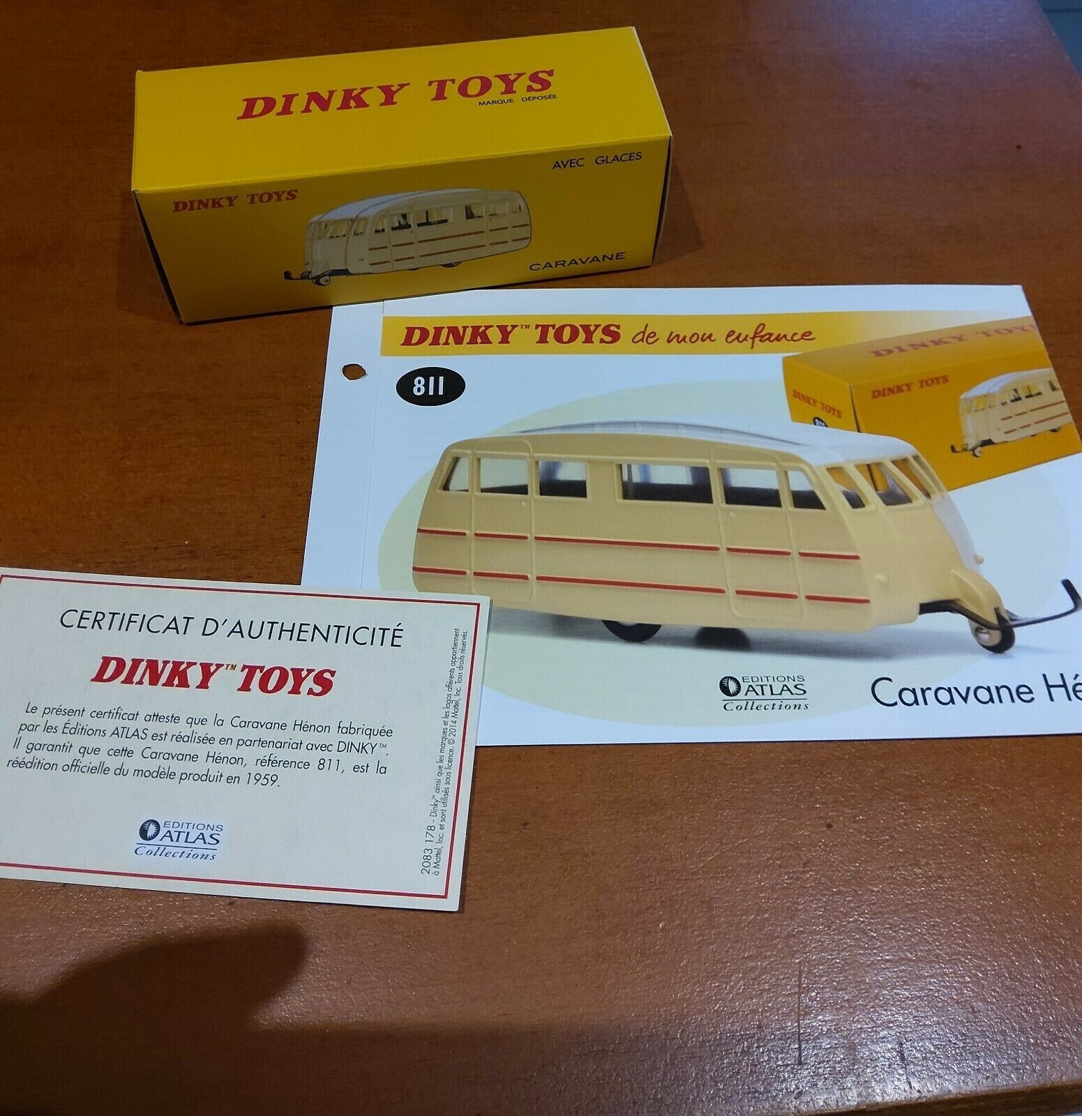 Caravane Hénon Dinky Toys 811 Atlas miniature de collection 1/43