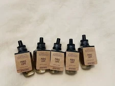 5 X Bath Body Works Wallflowers Paris Cafe Diffuser Refill Bulbs New