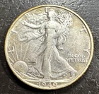 1940-S 50c Walking Liberty Silver Half Dollar - 90% Silver