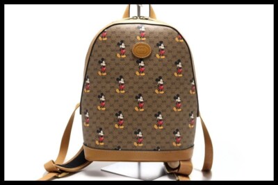 GUCCI X DISNEY Microguccissima Mickey Mouse Backpack