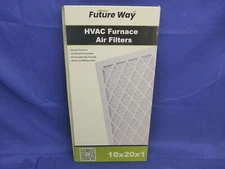 Future Way 10x20x1 Air Filters, MERV 8, Reusable Frame, and 8 Air Filters