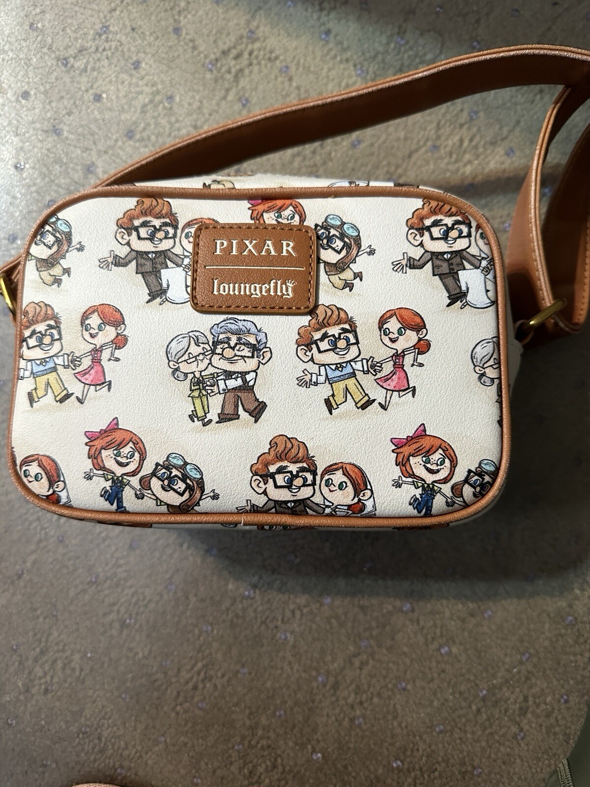 Loungefly Disney Pixar Up Carl And Ellie Crossbody Bag