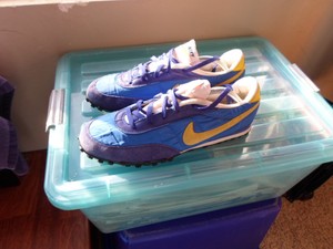 nike waffle racer battle blue