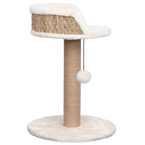 Katzenbaum mit Kratzsäule 49 cm Seegras - Bild 4 von 8