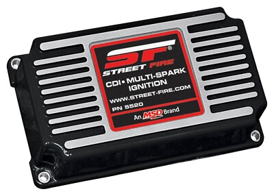 MSD 5520 Street Fire CDI Multi-Spark Ignition Box w/Rev-Limiter 43000 Volt Black