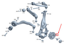Roulement de roue Mercedes 206