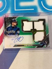 2021 Topps Triple Threads Evan White RC Patch Auto /50 - Mariners (WIX)