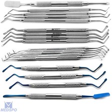 Dental Amalgam Flat Plastic Filling Instruments Composite Lucas Restorative Tool