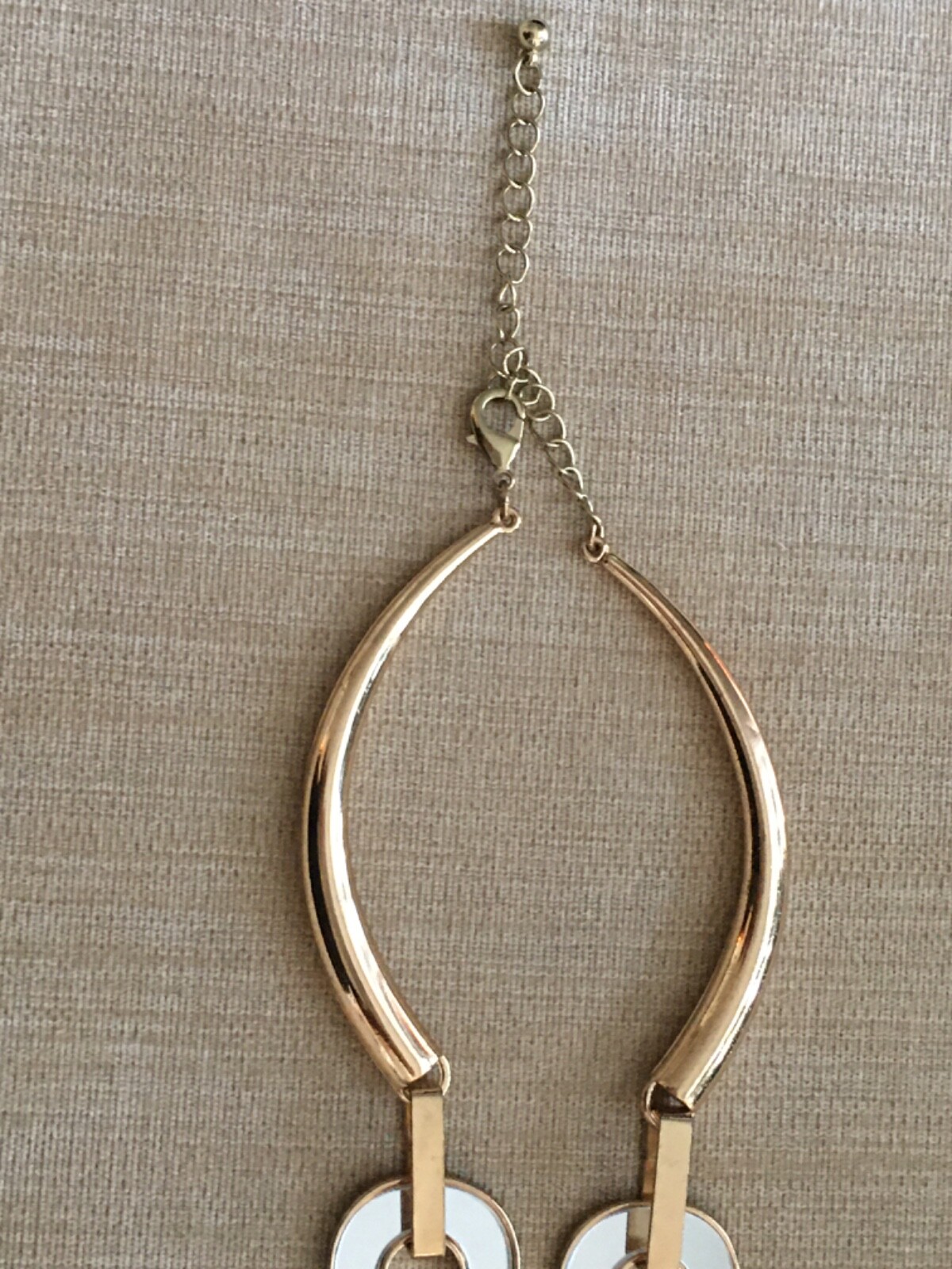 Reflective Statement Necklace 34" Adjustable - image 9