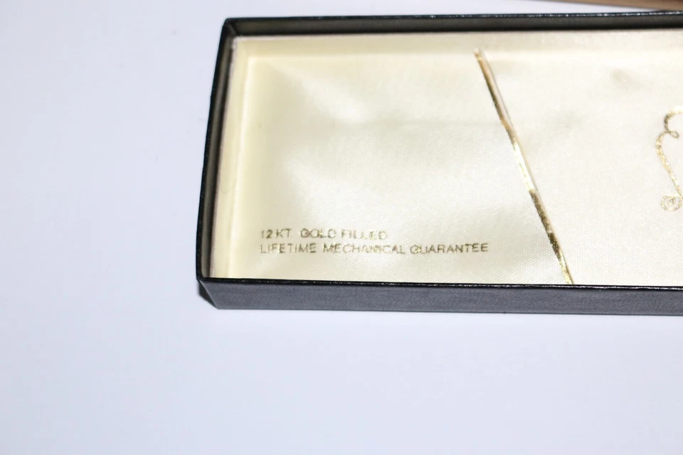 NOS Cross 6601, 12 KT. Juego de lápiz bolígrafo relleno de oro con monograma "G" en bolsillo Foto 4 de 4