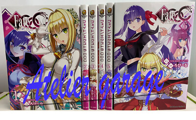 USED Fate EXTRA CCC Vol.1-6 Set Japanese Manga Kadokawa Comic Robi-na
