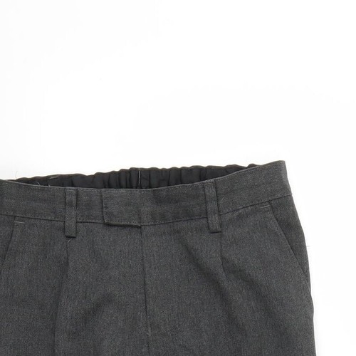 Marks & Spencer Boys Grey Polyester Blend Cropped Trousers Size 7-8 Years - Picture 5 of 12