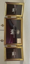 Lego Vintage Solid Brass Tri Fold Picture Frame
