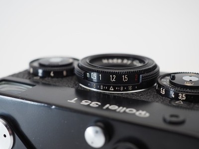 Rollei 35 T Black Meter Works 35mm Film Camera JAPAN #J198 | eBay