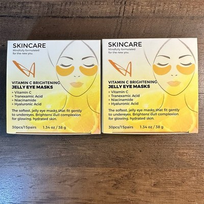 LA Splash Cosmetics   VITAMIN C BRIGHTENING Jelly EYE MASKS 2PK 60pcs /30pairs