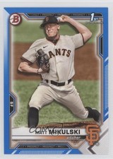 2021 Bowman Draft Blue 67/150 Matt Mikulski #BD-179 ut4