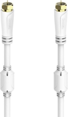 Hama Antennenkabel 205253 F Stecker Kabel 100dB 5,0 M dreifach geschirmt