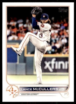 2022 TOPPS* LANCE MCCULLERS JR. HOUSTON ASTROS. #637