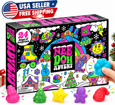 NeeDoh Advent Calendar 24 Days Of Surprise Christmas Countdown unbranded Blind
