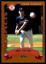 Eric Glaser 2002 Topps #322 Boston Red Sox MLB READ FREE SHIPPING AutographDen