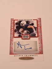 2021 Sage Premier Draft Red Austin Trammell Rookie Auto In Toploader 