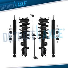 Front Struts Rear Shock Absorbers Sway Bar Links Kit for 2010-2015 Toyota Prius