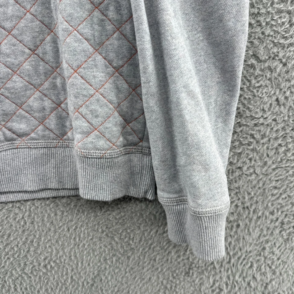 Patagonia Sweatshirt Womens Medium M Gray Organic Cotton Quilt Crew Sweater - Image 4 of 4