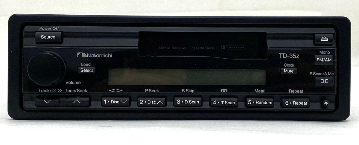 カーオーディオ Nakamichi TD-350 NAKAMICHI TD-35Z CAR STEREO CASSETTE TAPE PLAYER HEAD UNIT OLD