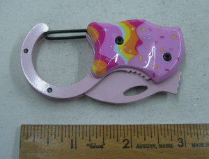 Unbranded Karambit Carabiner Multi Color Souvenir Key Chain Knife