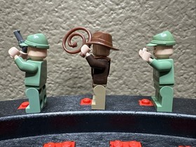LEGO Indiana Jones Minifigure Lot Of 3 Russian Soldier X2 Indiana L40