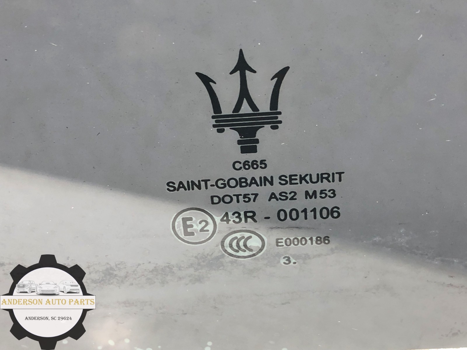 2014-2023 MASERATI GHIBLI LEFT DRIVER FRONT DOOR WINDOW GLASS OEM