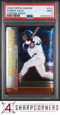 2000 TOPPS CHROME CHROME KINGS #CK2 SAMMY SOSA POP 2 PSA 9