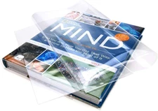 Clear Book Covers – 25 Pack, Plastic Sleeves (9 1/2" X 16") for Books – Archival