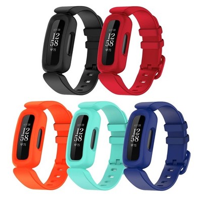 Soft Silicone Waterproof Wristbands for Fitbit Ace 3 - Kids Sports Watch Strap