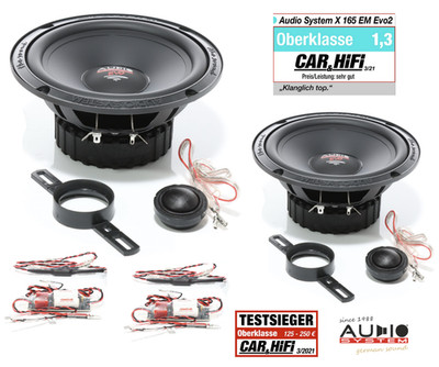 Factory Seconds Audio System X 165 EM EVO 2 16.5 cm 2-Way Compo Speakers