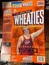CAEL SANDERSON Empty Wheaties Cereal Box